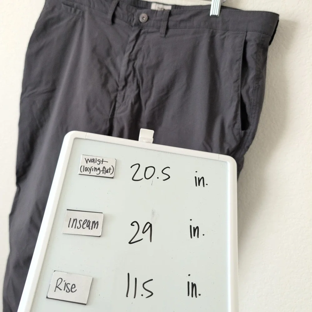 The North‎ Face Granite Mens Hiking Pants Gray Cotton Nylon Stretch 40x29 Short